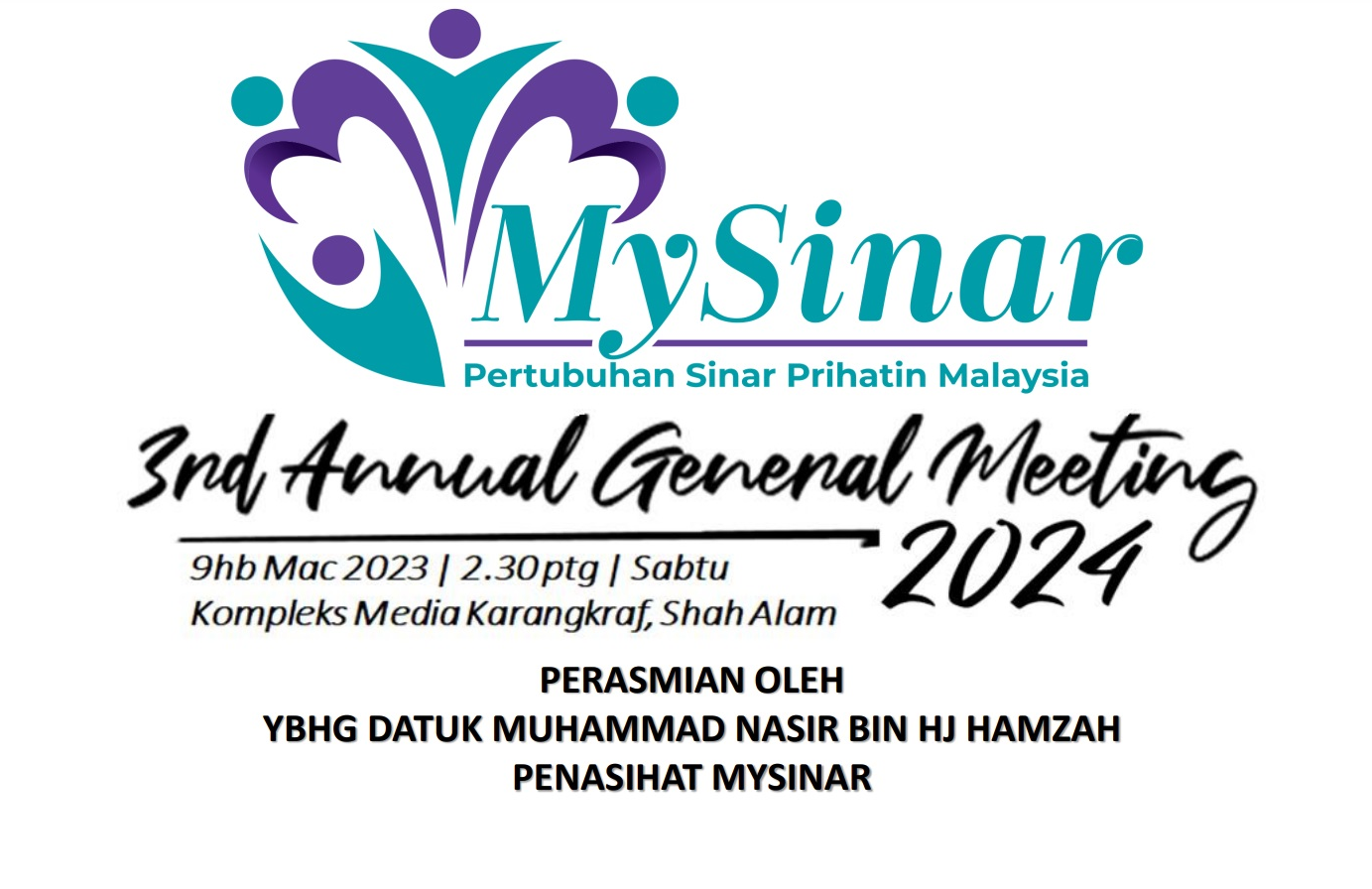Mesyuarat Agung Tahunan MySinar Kali Ke-3, Tahun 2024